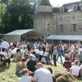 La fin du concert du Bagad de Lahn-Bihoué