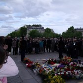 La photo officielle sous l'Arc de Triomphe