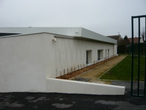 Le toit végétalisé de cette cantine