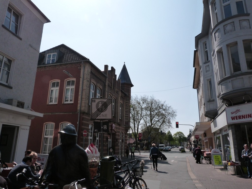 A travers les rues du centre-ville de Dorsten