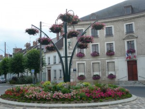 Fleurissement de Dormans, été 2014, mairie