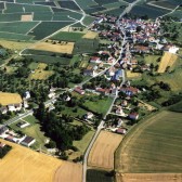 Vue aérienne de Chavenay, hameau de Dormans