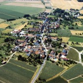 Vue aérienne de Chavenay, hameau de Dormans