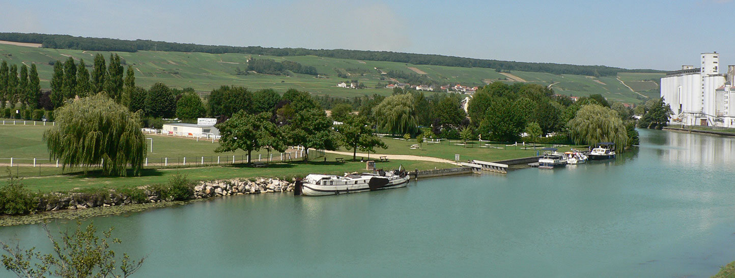 Les bords de Marne à Dormans