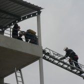 Centre de Secours de Dormans, journée porte ouverte du 12 juin 2010, Centre de Secours de Dormans, le bâtiment de 9 travéesjournée porte ouverte du 12 juin 2010, les pompiers rejoignent la 