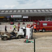 Centre de Secours de Dormans, journée porte ouverte du 12 juin 2010, démonstration de désincarceration