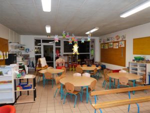 une salle de classe de l'école des Erables à Dormans