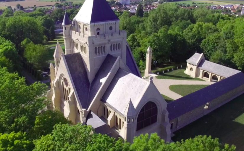 Le Mémorial de Dormans vu par un drone