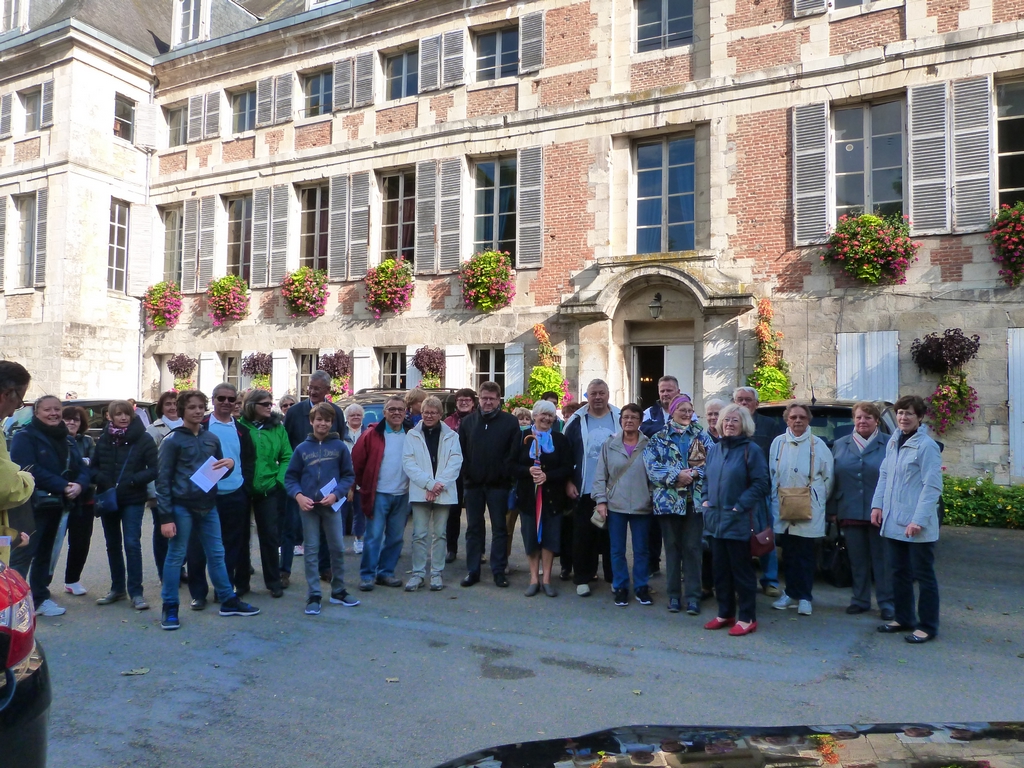 groupe du samedi lors des Journées Européennes du patrimoine à Dormans