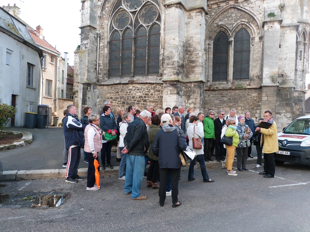 Le quartier de l'église, lors des Journées Européennes du patrimoine à Dormans