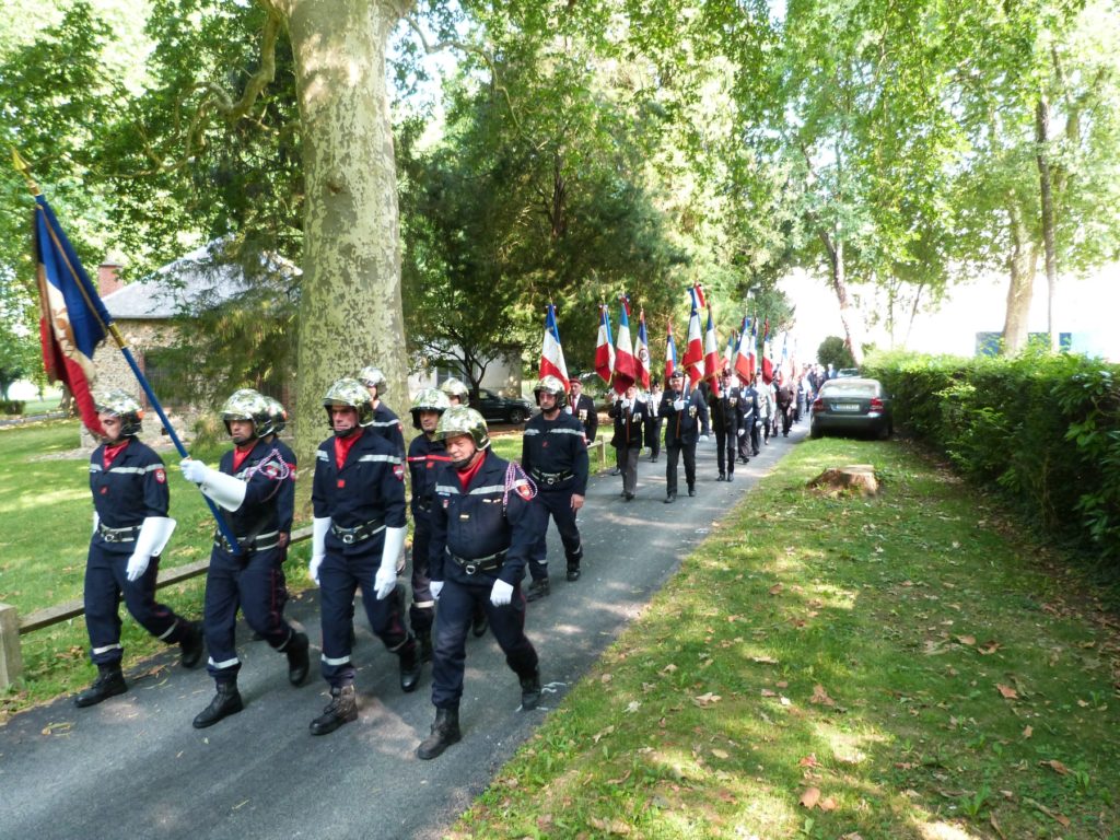 8 juillet 2018 Mémorial de Dormans le défilé dans le parc