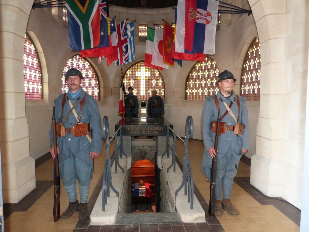 8 juillet 2018 Mémorial de Dormans les "poilus" à l'ossuaire
