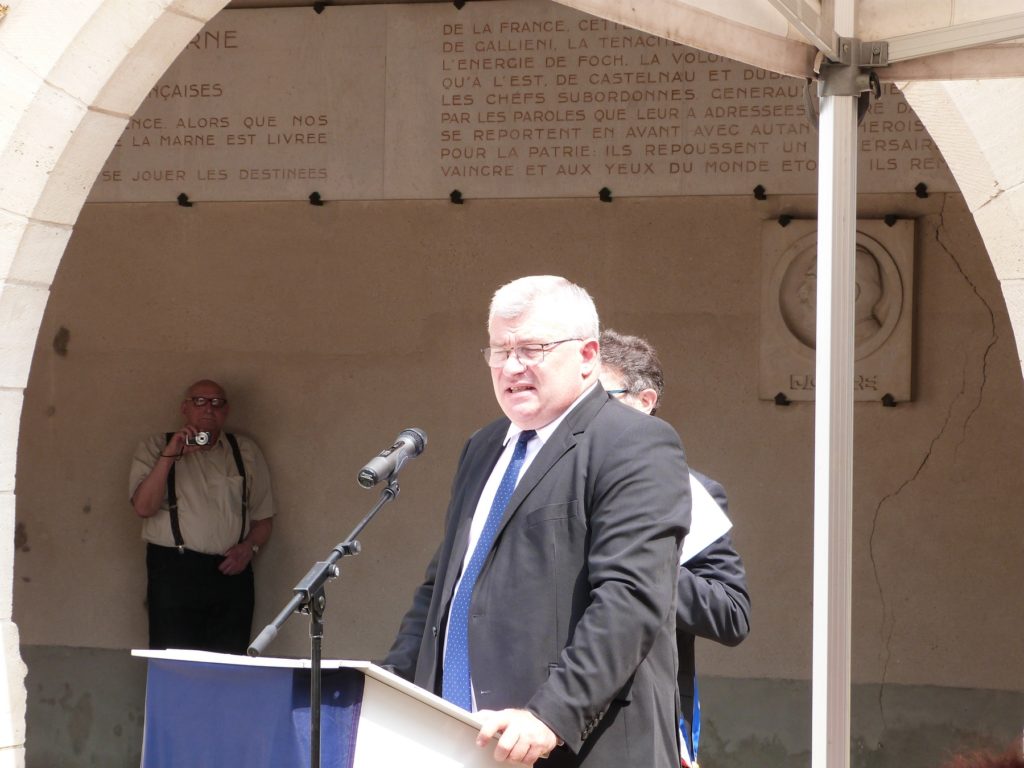Discours de Christian Bruyen : 8 juillet 2018 Mémorial de Dormans