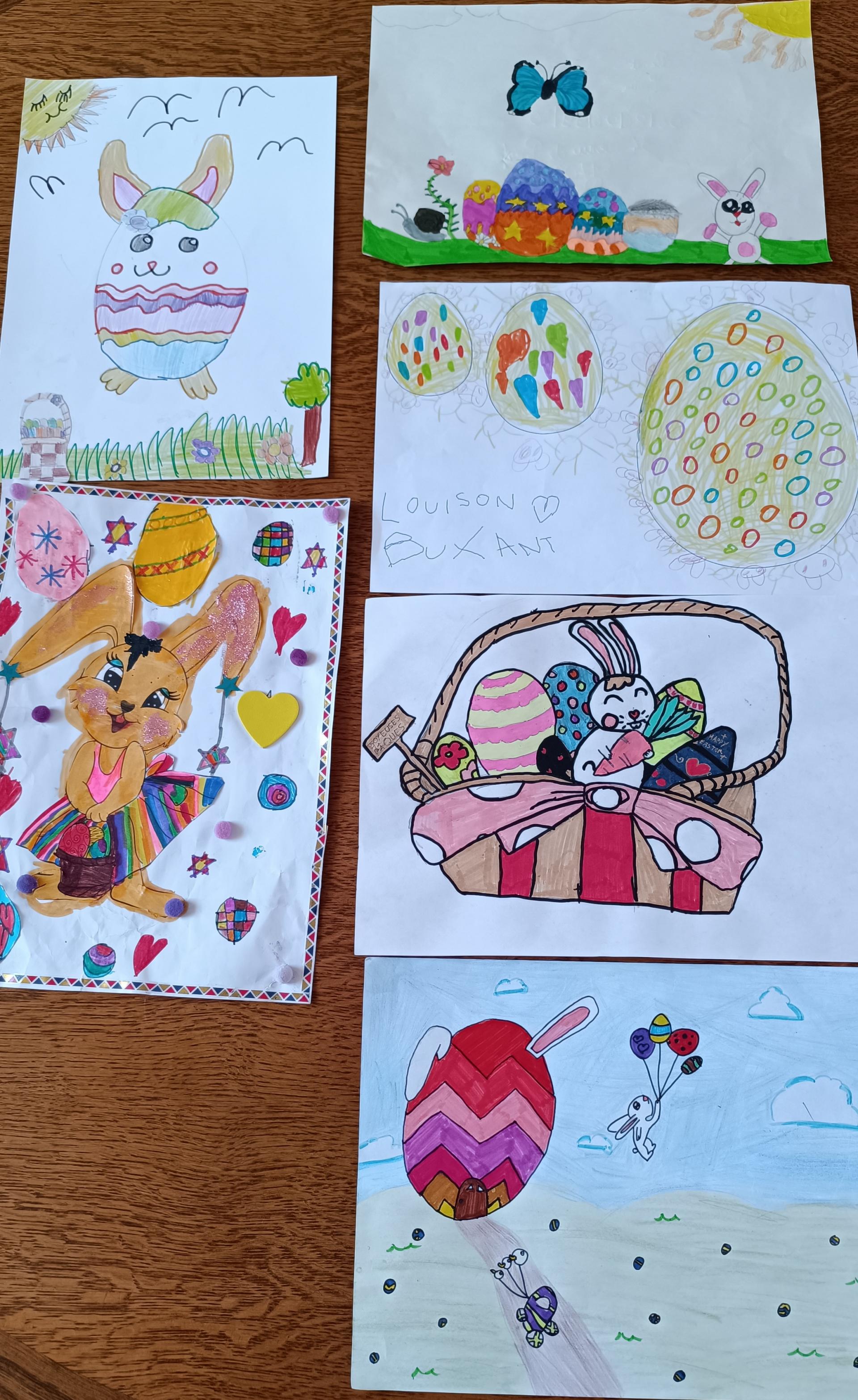 Les 6 dessins gagnants les 6 dessins gagnant un gros lot