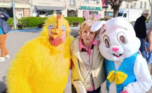 la poule et le lapin de Pâques la poule et le lapin de Pâques